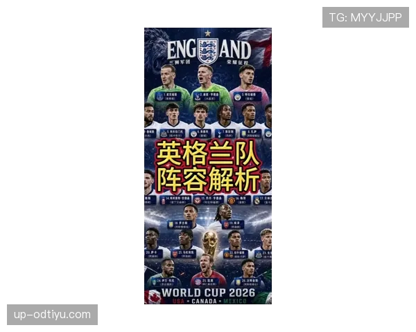 2026世界杯英格兰队阵容预测：凯恩领衔三狮军团能否突破历史最佳